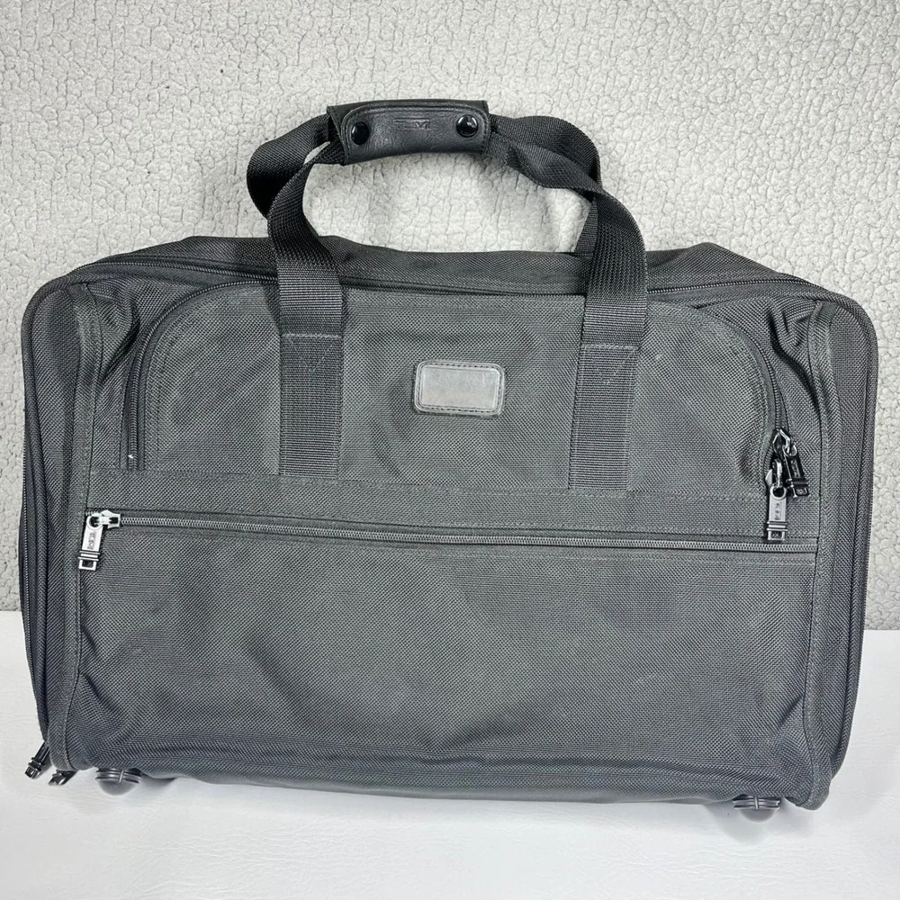 UMI Alpha 2 Expandable Organizer Laptop Briefcase Black Ballistic Nylon Carry On